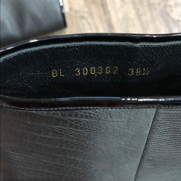 YSL Tribtoo Degrade Leather Platform Ankle Booties - Picture 3 of 8